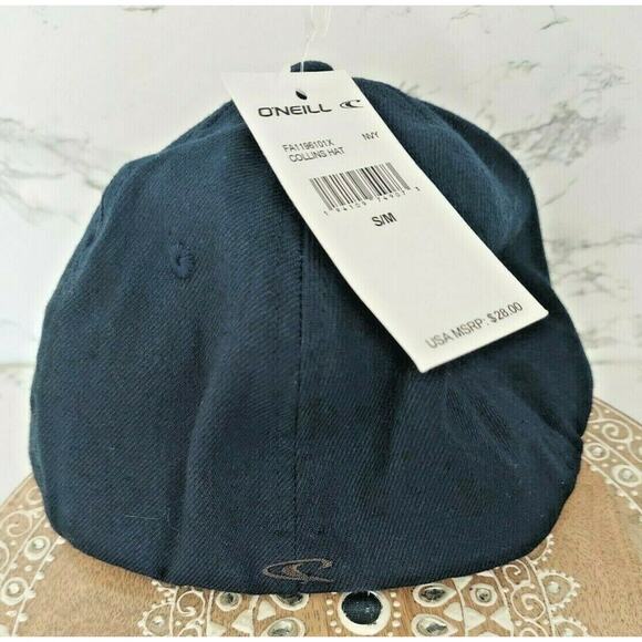 O'NEILL Logo Men's Hat S/M Blue Baseball Cap NEW with Tags - Picture 2 of 5